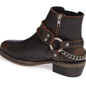 Free People Stony Desert Dark Brown Boots Size 8 (38)